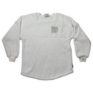 Disney Parks Walt Disney World Spirit Jersey Sherpa Fleece White Sz XS